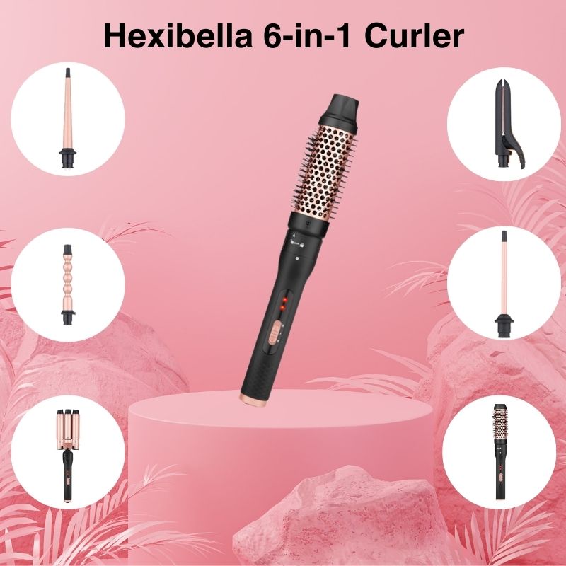 Arricciacapelli Hexibella 6 in 1 (6) Arricciacapelli 6 in 1 Hexibella