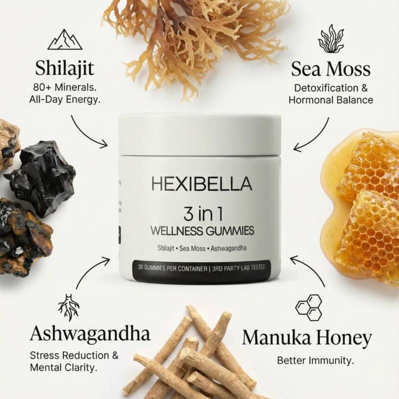 Free HEXI Wellness Gummies