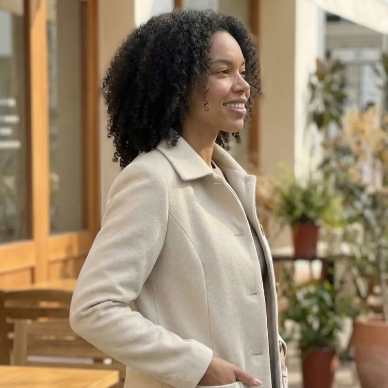 he12ibella Samira | Long-sleeve Wool Coat