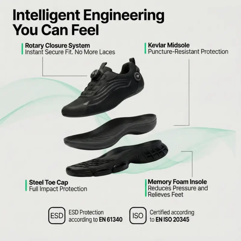 he22ibella HEXI Work Shoes