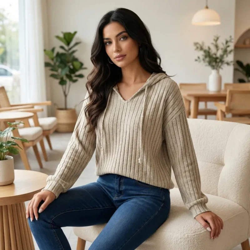 he66ibella Maggie | Simple Cotton Top With Sleeves