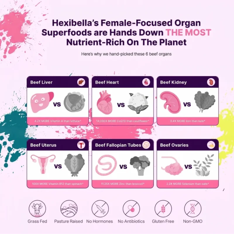 Rindfleisch-Organe-Kapseln