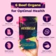 Rindfleisch-Organe-Kapseln